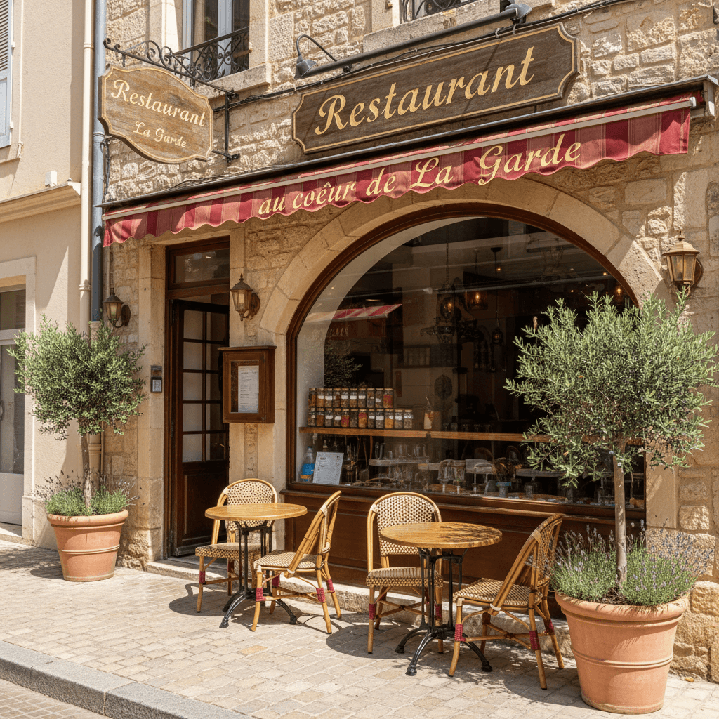 Restaurant à La Garde : terrasse - licence IV - Image 1