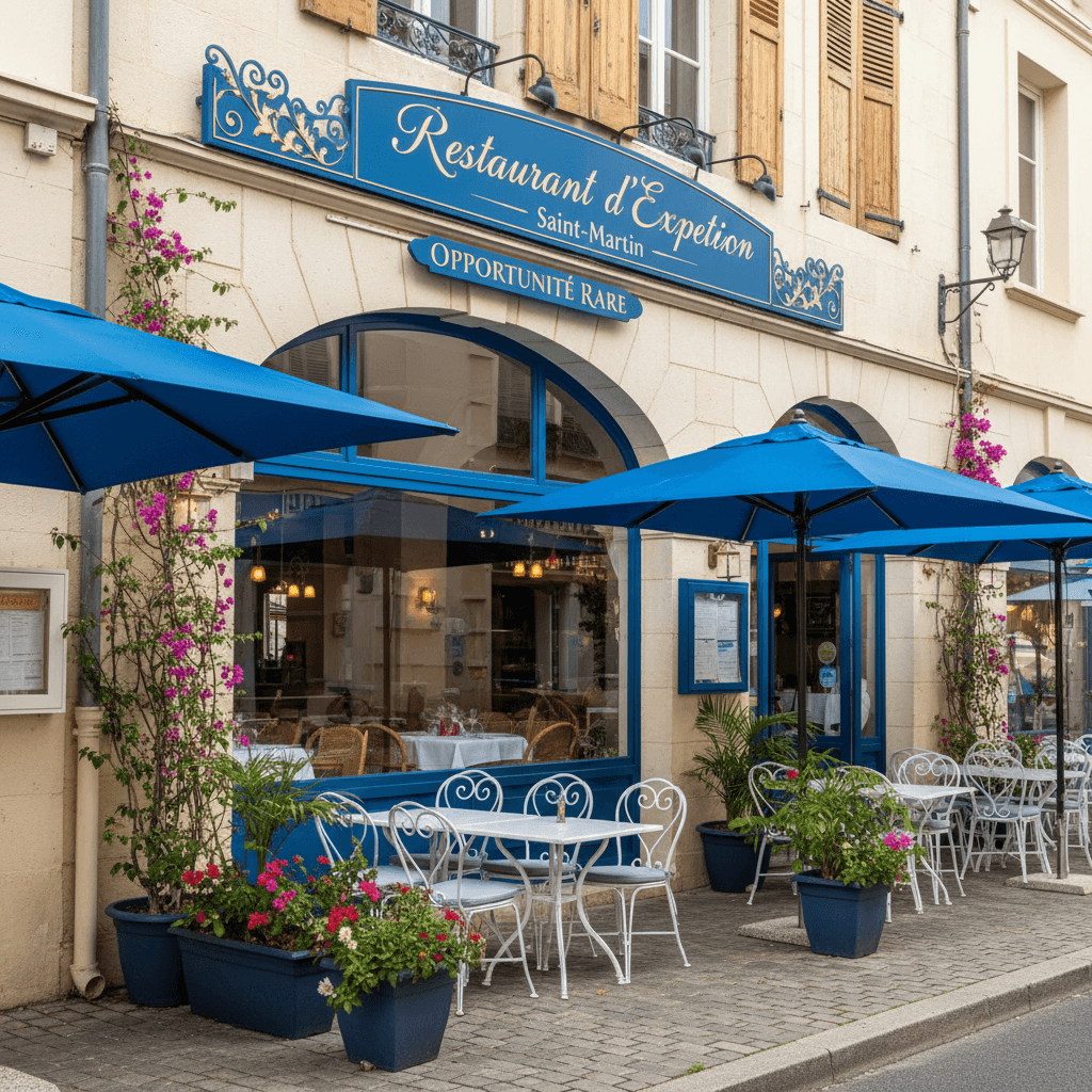 Restaurant à Saint-Martin : terrasse - licence IV - Image 1