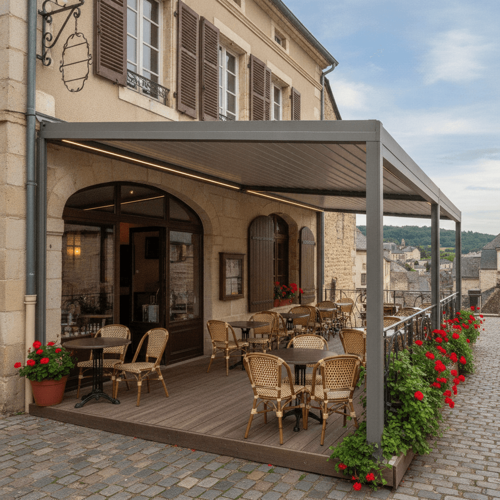 Restaurant 150m² à Morestel : terrasse - licence IV - Image 1