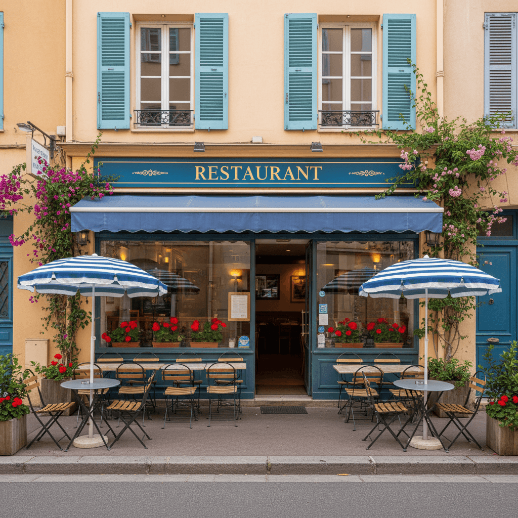 Restaurant 60m² à Nice : terrasse - licence IV