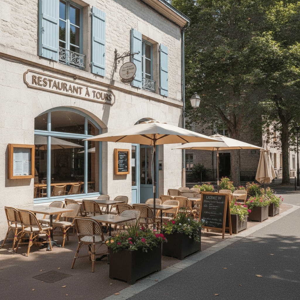 Restaurant à Tours : terrasse - licence IV - Image 1