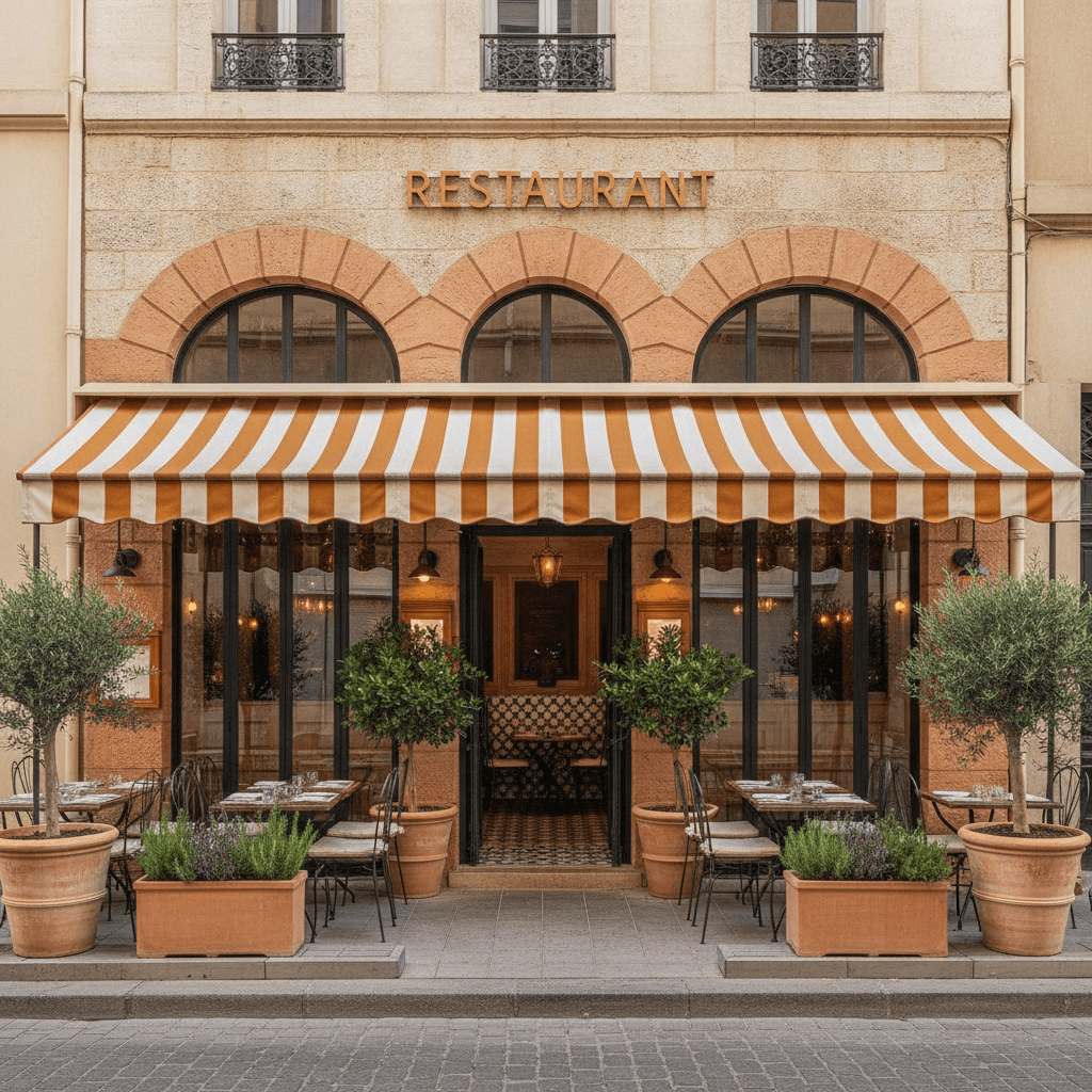 Restaurant 250m² à Marseille : terrasse - extraction