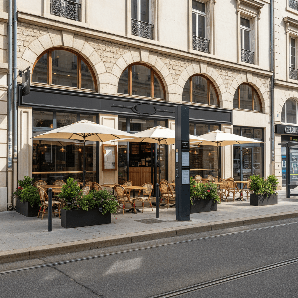 Fast-food 145m² à Vénissieux : terrasse - licence IV - Image 1