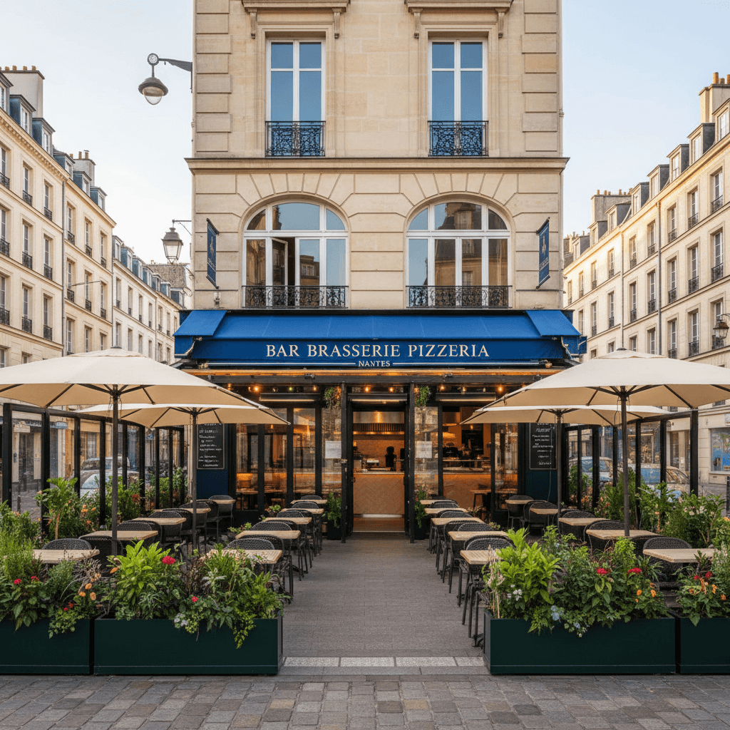 Bar-brasserie 60m² à Nantes : terrasse - licence IV - Image 1