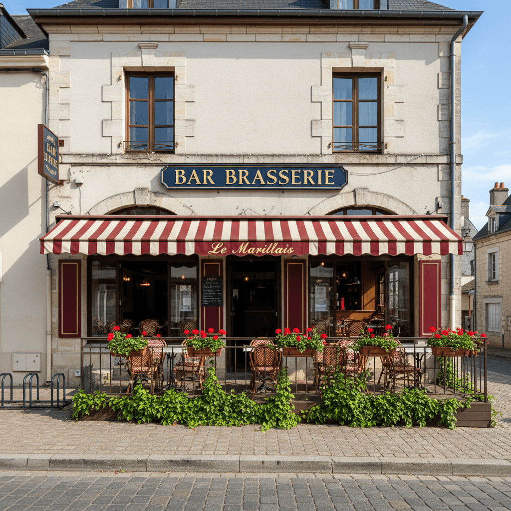 Bar-brasserie 424m² à Mauges-Sur-Loire : terrasse - licence IV - Image 1