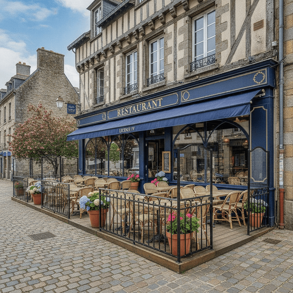 Restaurant 275m² à Quimper : terrasse - licence IV - Image 1