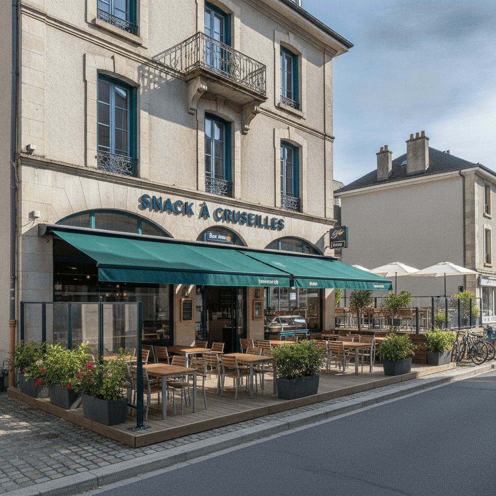 Snack à Cruseilles : terrasse - Image 1
