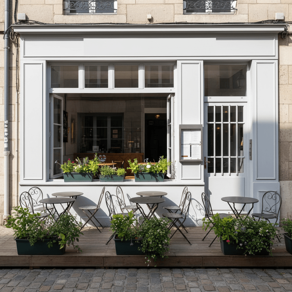 Restaurant à Rennes : terrasse - licence IV