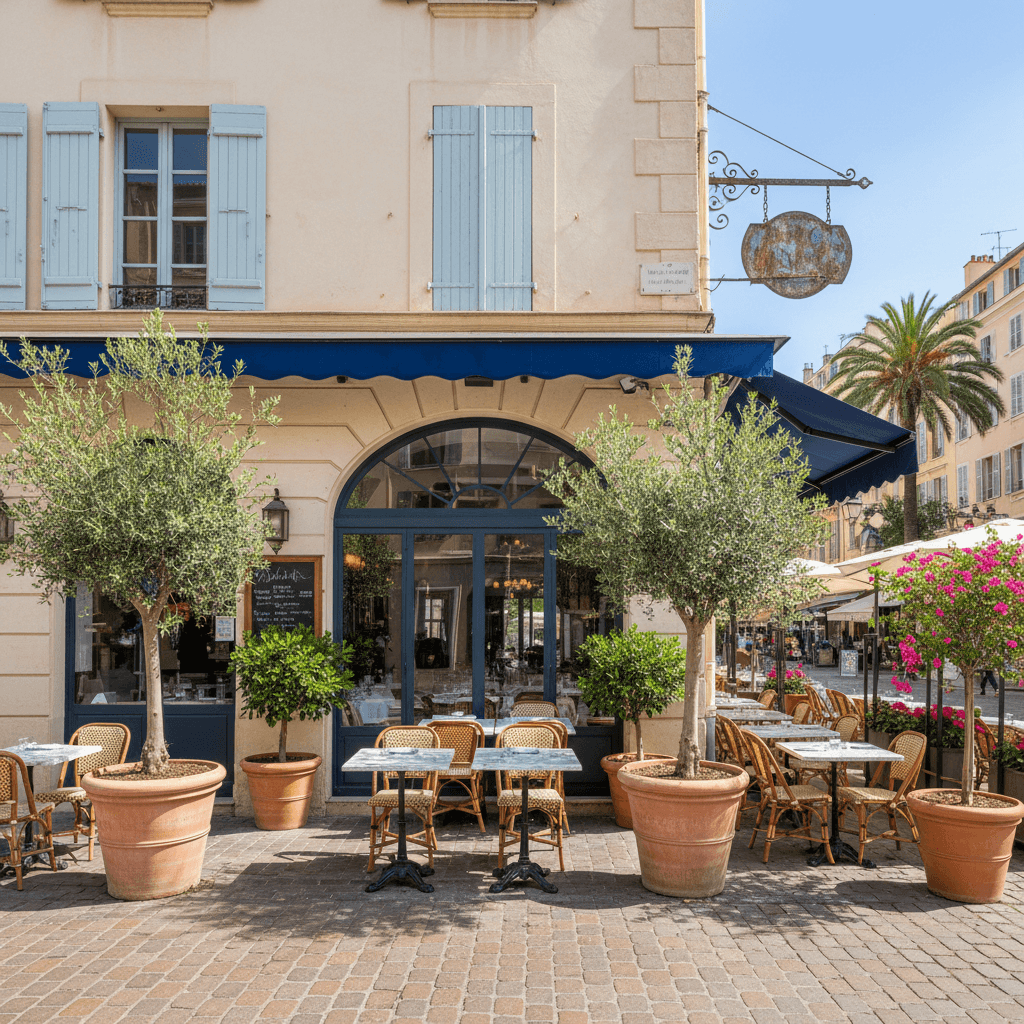 Restaurant 360m² à Nice : terrasse - licence IV