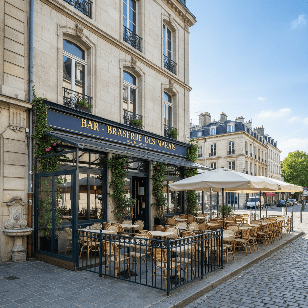 Bar-brasserie 450m² à Nantes : terrasse - licence IV - Image 1