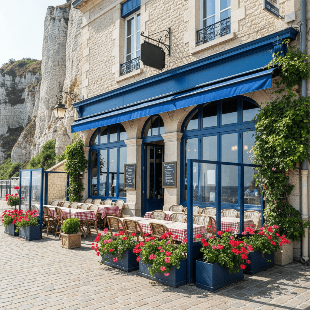 Restaurant 399m² à Le Tréport : terrasse - licence IV