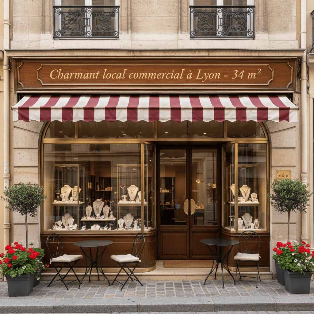 Charmant local commercial à Lyon - 34 m²