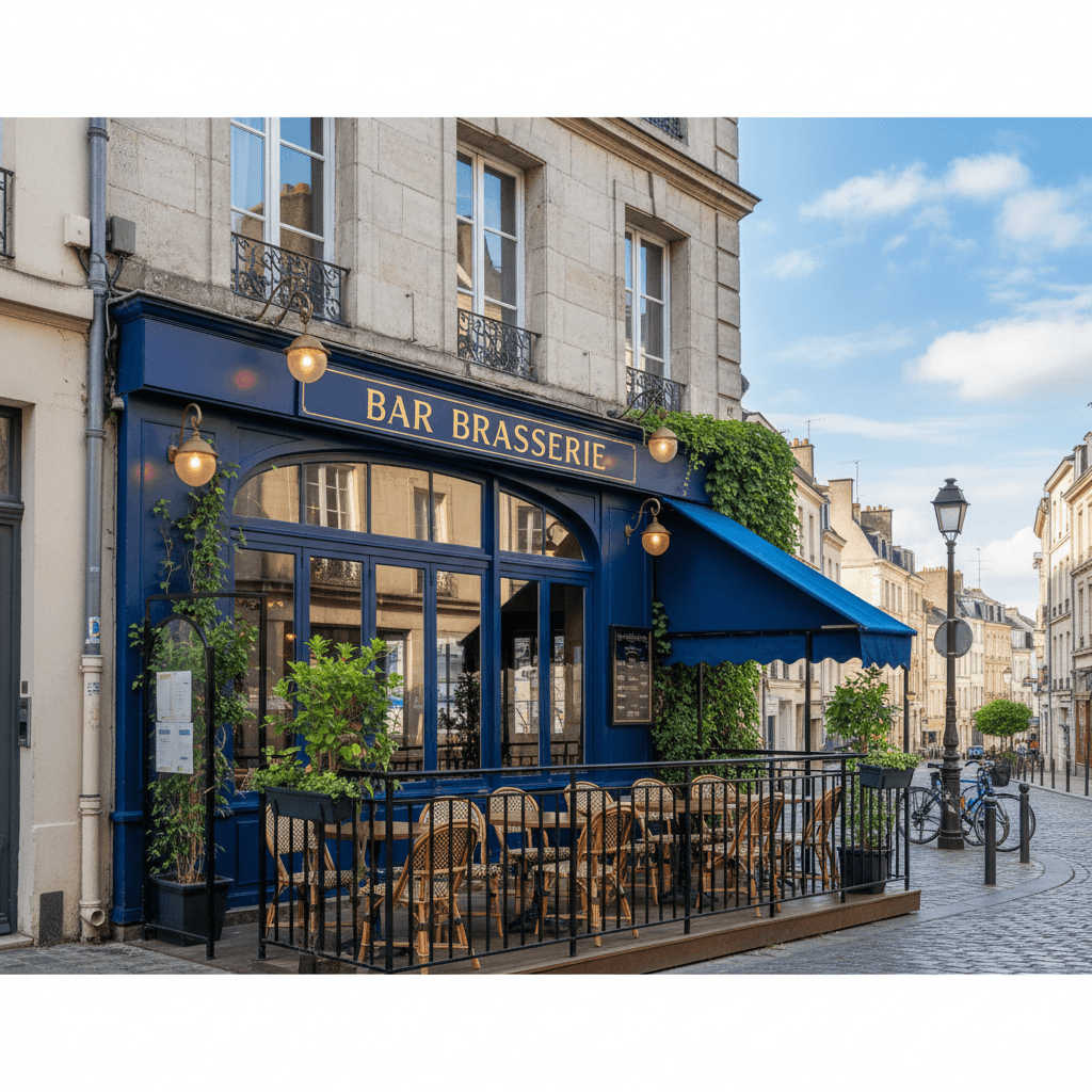 Bar-brasserie à Nantes : terrasse - licence IV - Image 1