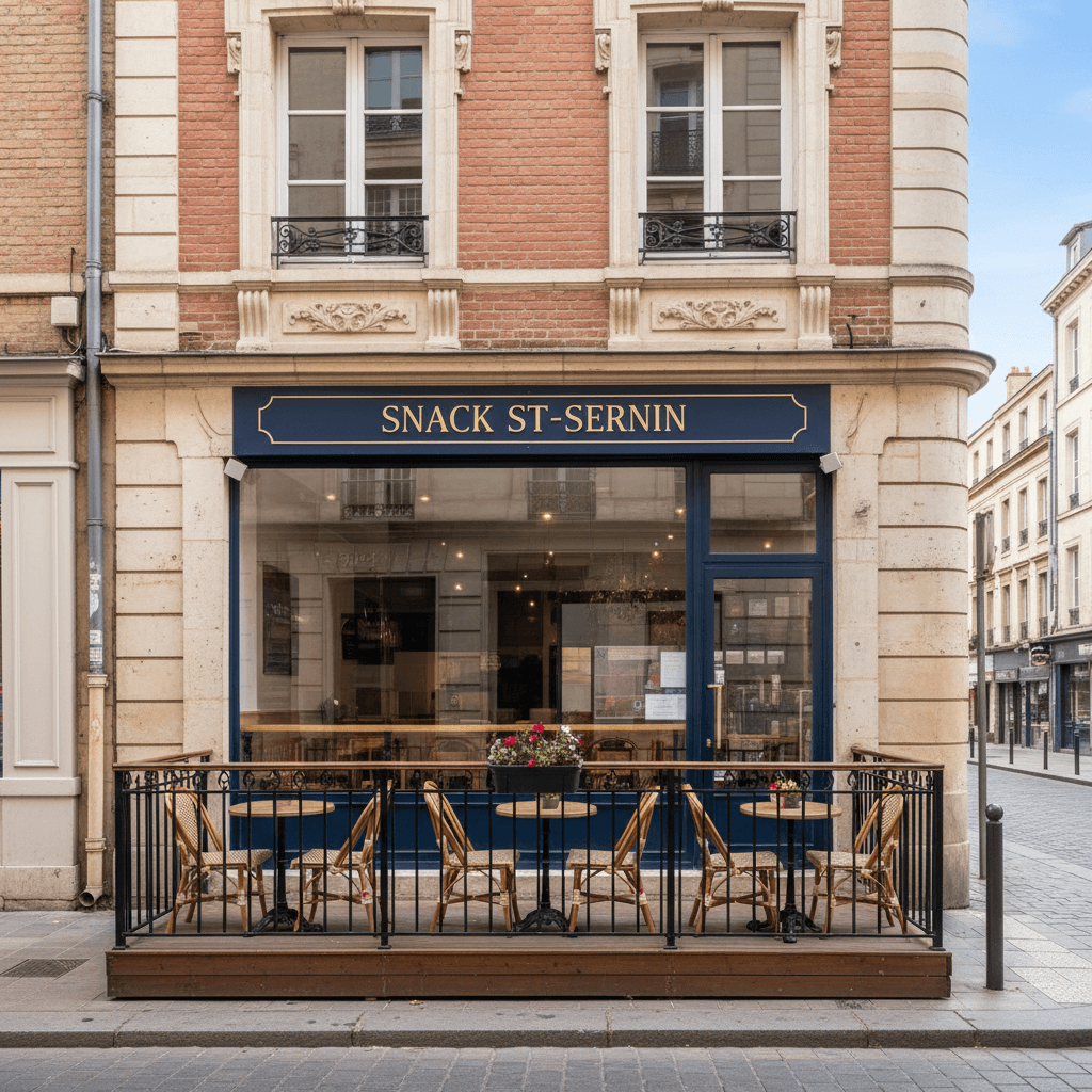 Snack 150m² à Toulouse : terrasse