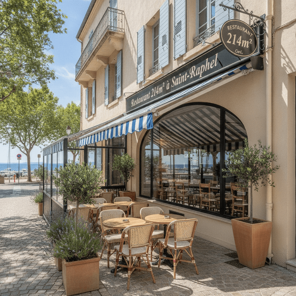 Restaurant 214m² à Saint-Raphaël : extraction