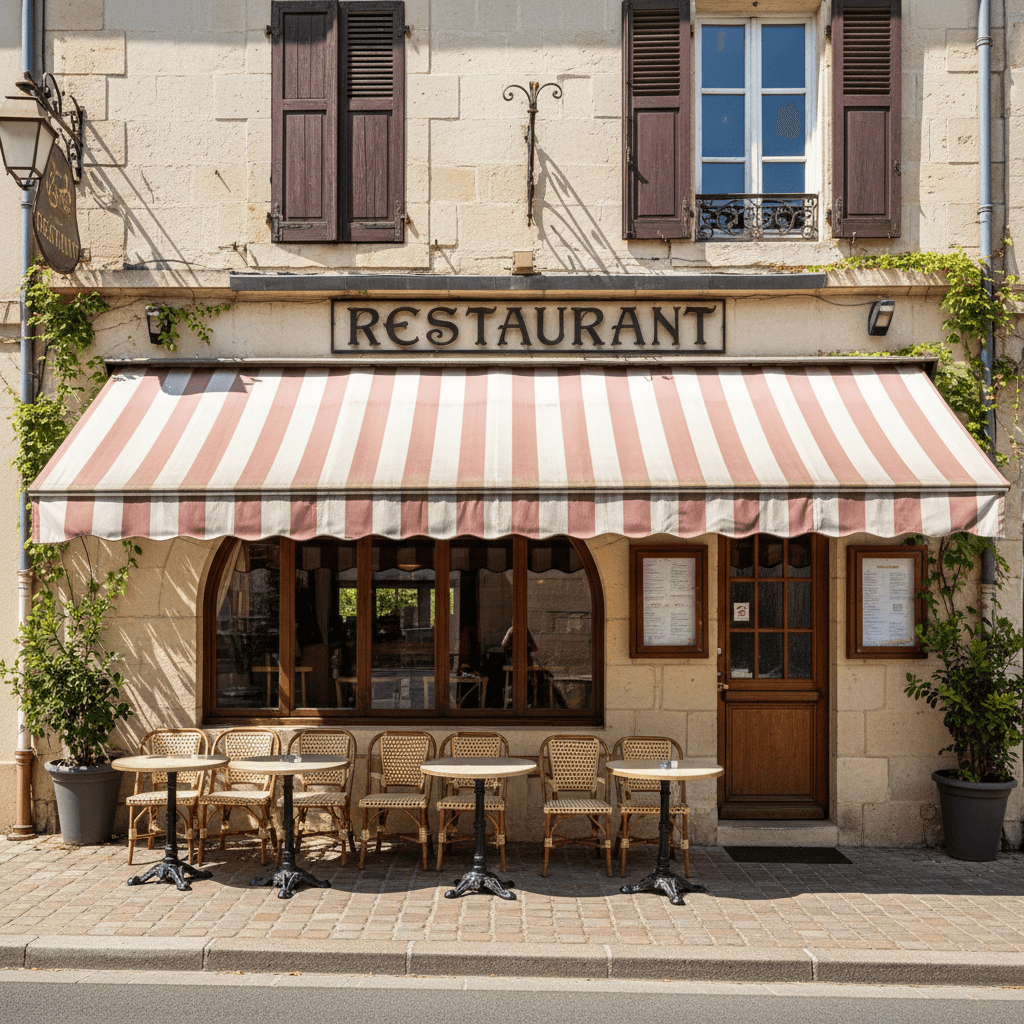Restaurant à Dompierre-Sur-Besbre : terrasse - licence IV - Image 1