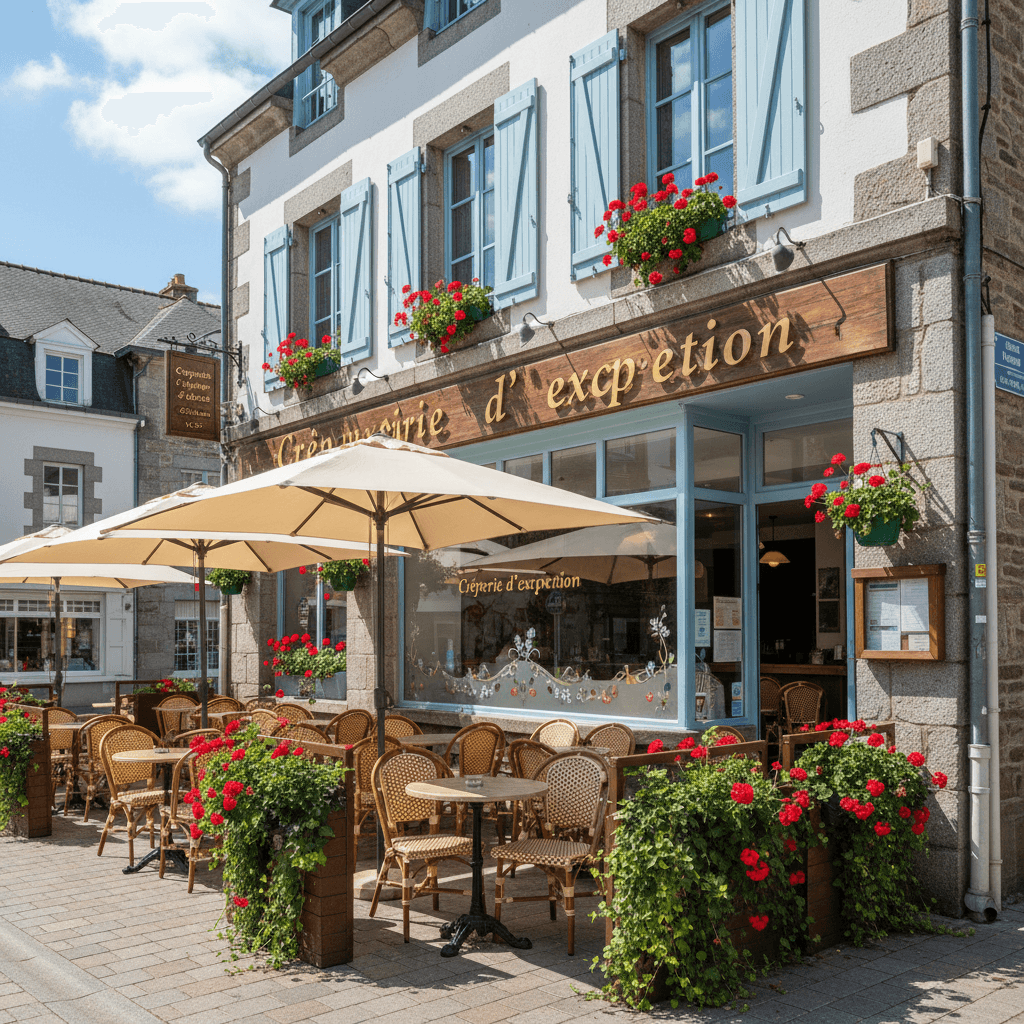Restaurant à Saint-Brieuc : terrasse - climatisation - Image 1