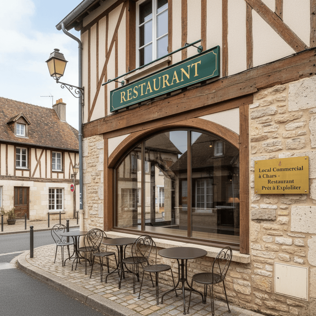 Local Commercial à Chars - Restaurant Prêt à Exploiter - Image 1