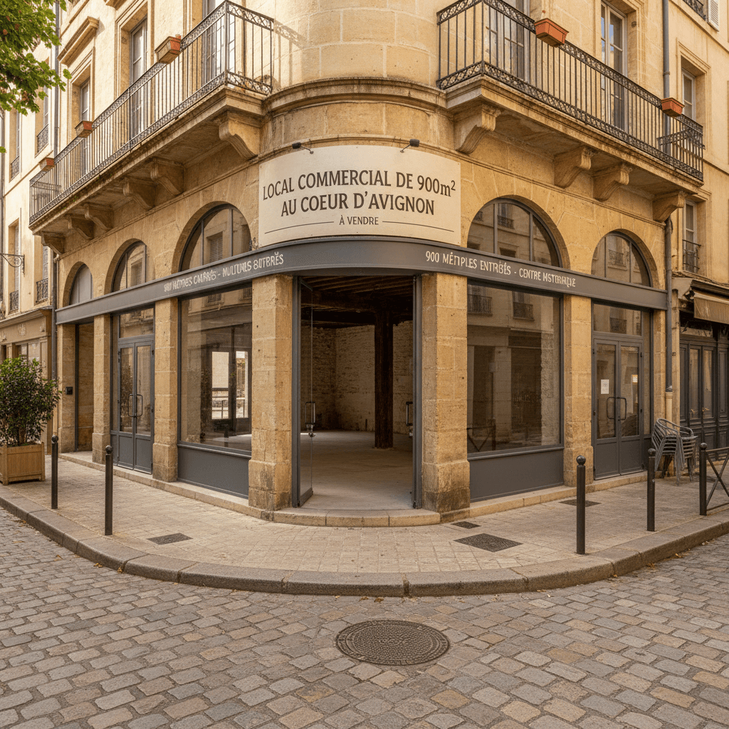 Murs et fonds 900m² à Avignon - Image 1