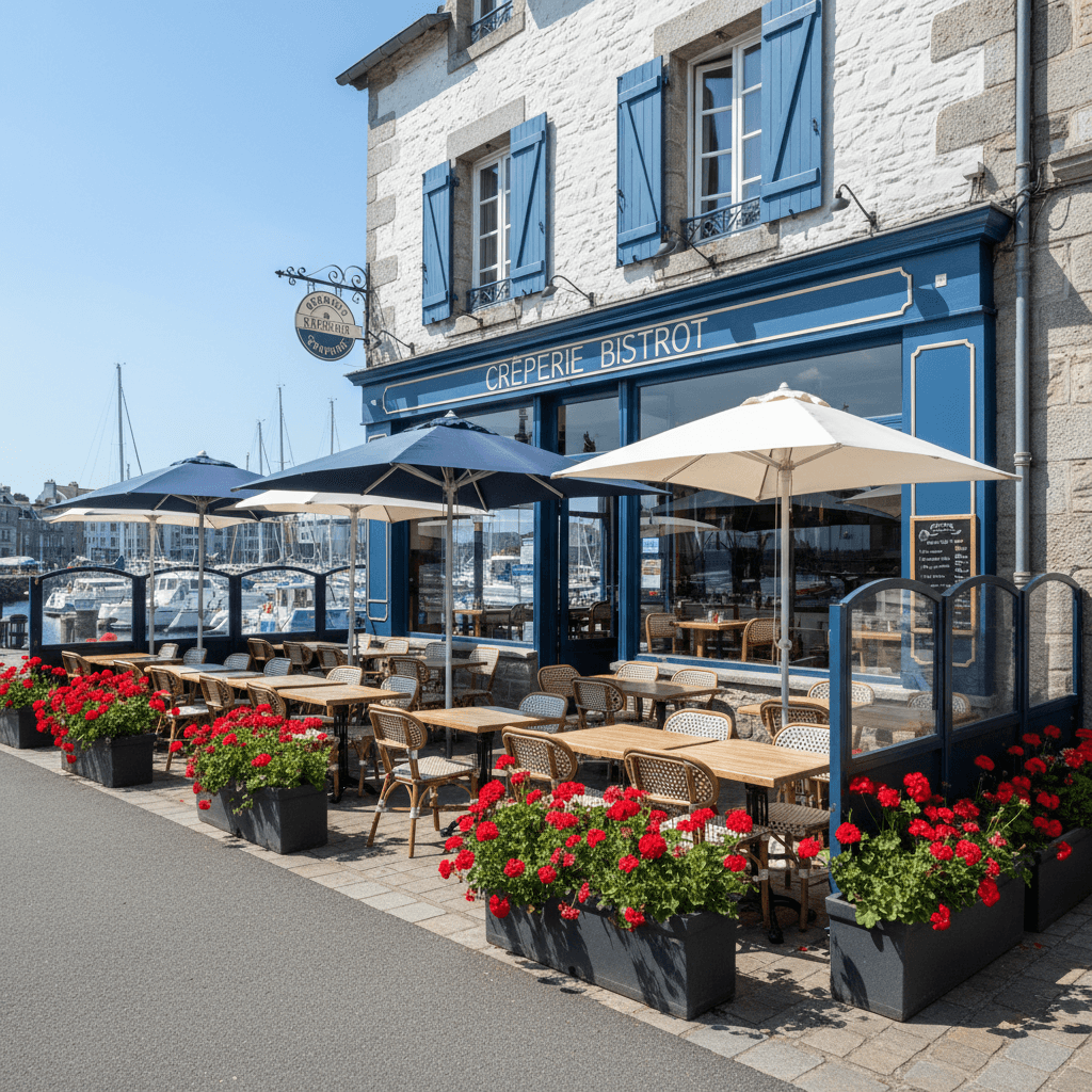 Restaurant à Vannes : terrasse - licence IV - Image 1
