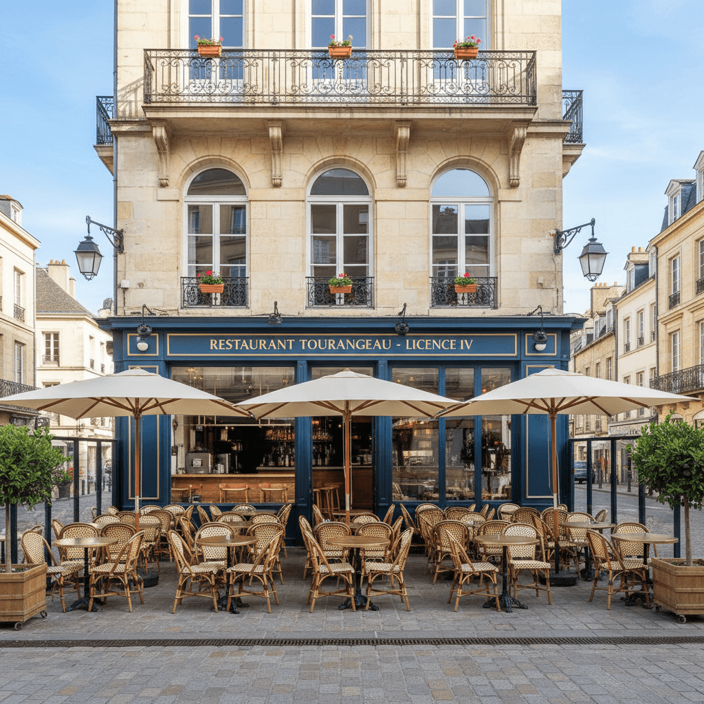 Restaurant à Tours : terrasse - licence IV - Image 1