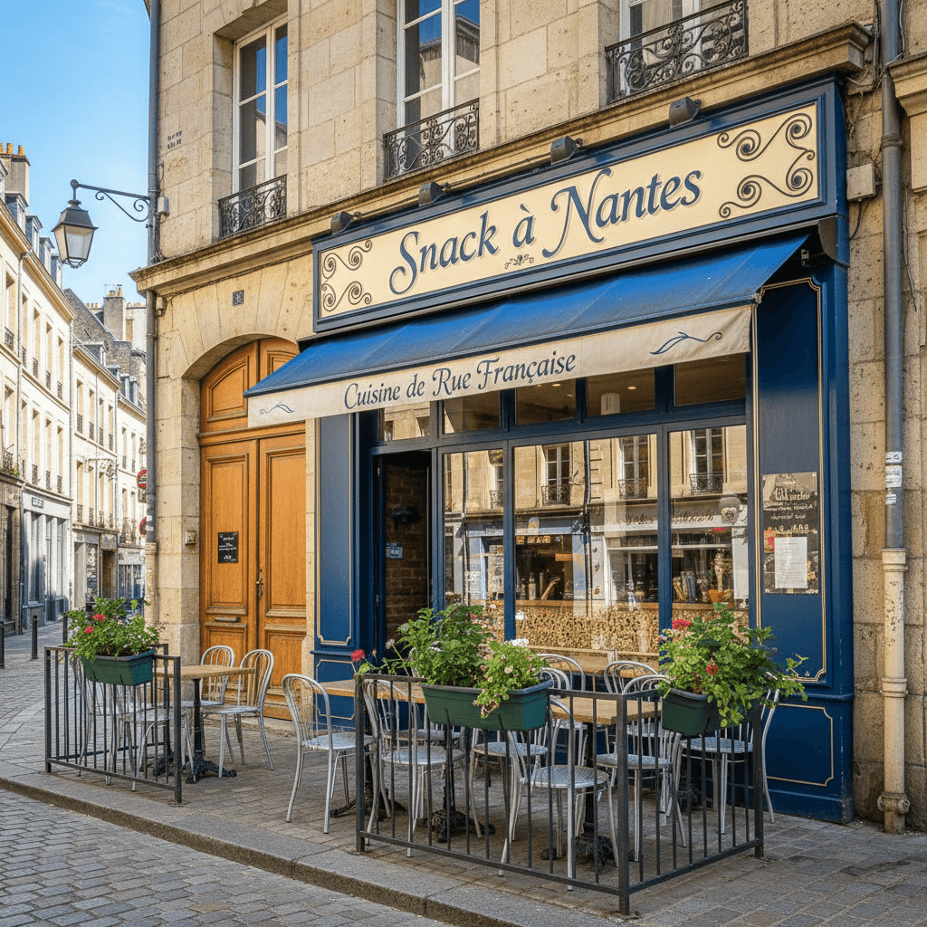 Snack à Nantes : terrasse - Image 1