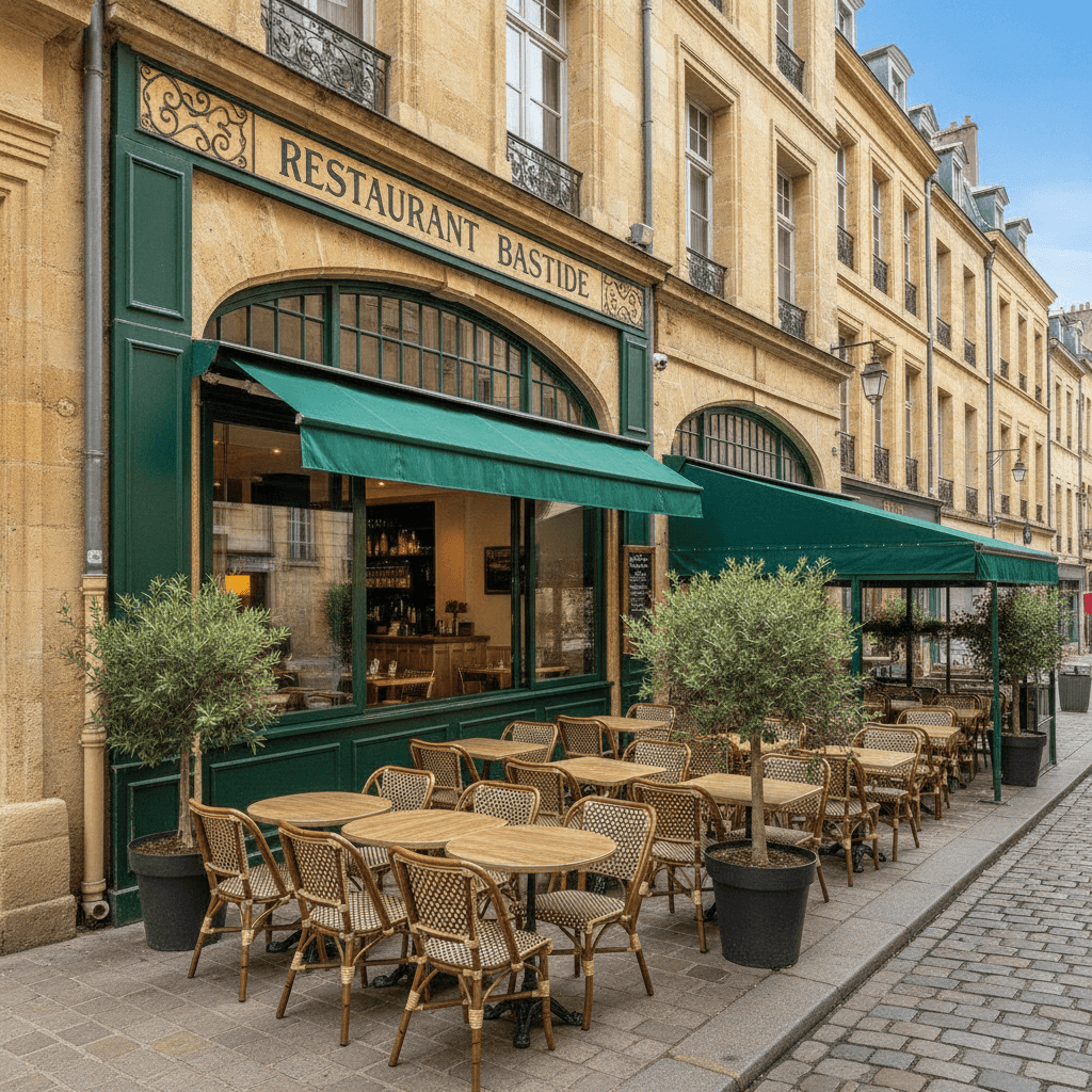 Restaurant 90m² à Bordeaux : terrasse - licence IV - Image 1