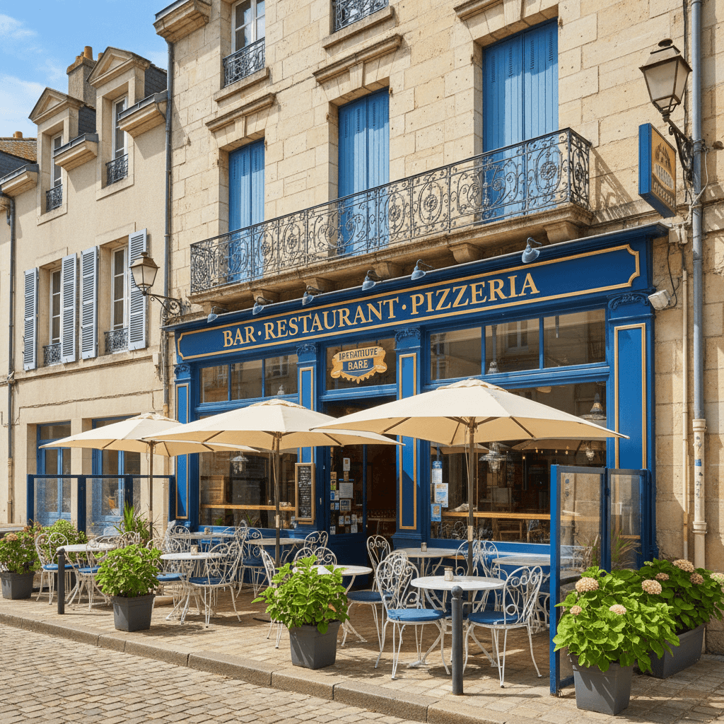 Restaurant 180m² à Dives-Sur-Mer : terrasse - licence IV - Image 1