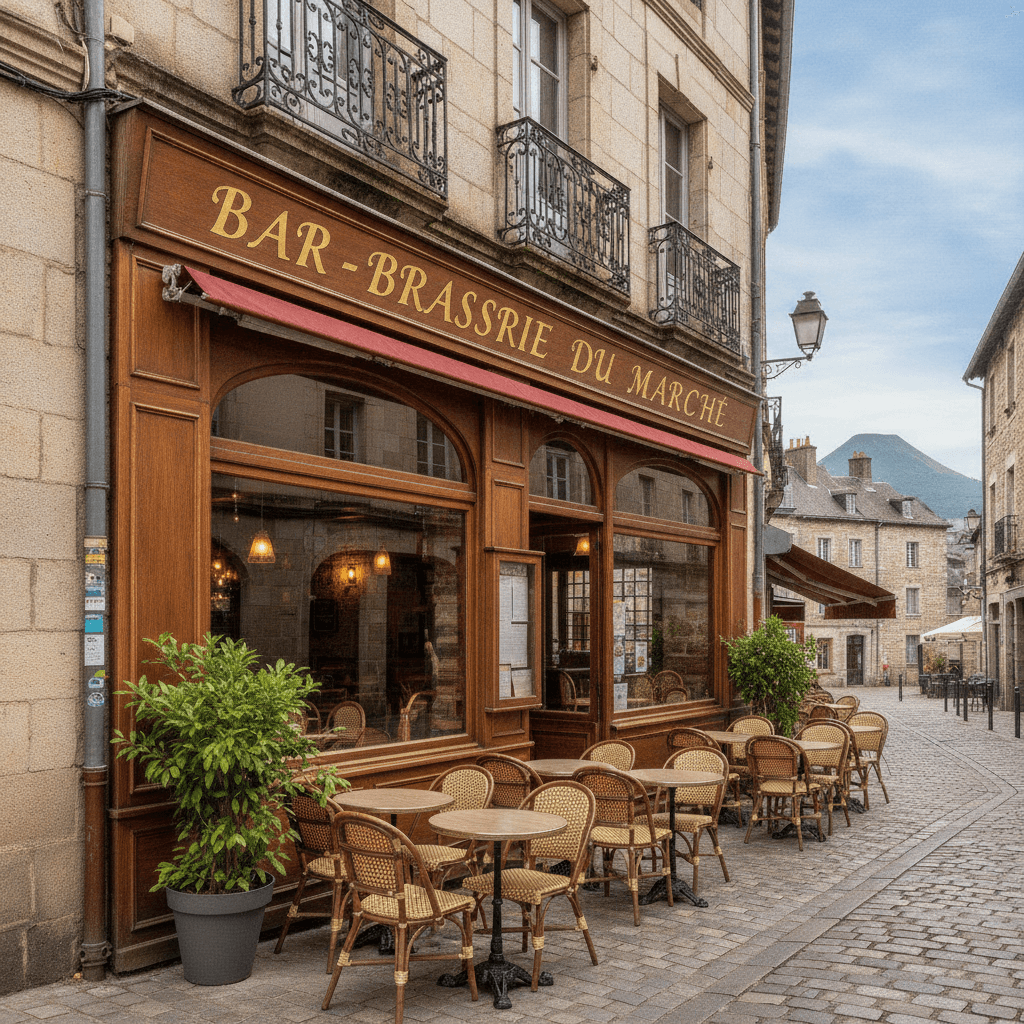 Bar-brasserie 36m² à Le Puy-en-Velay : terrasse - licence IV - Image 1