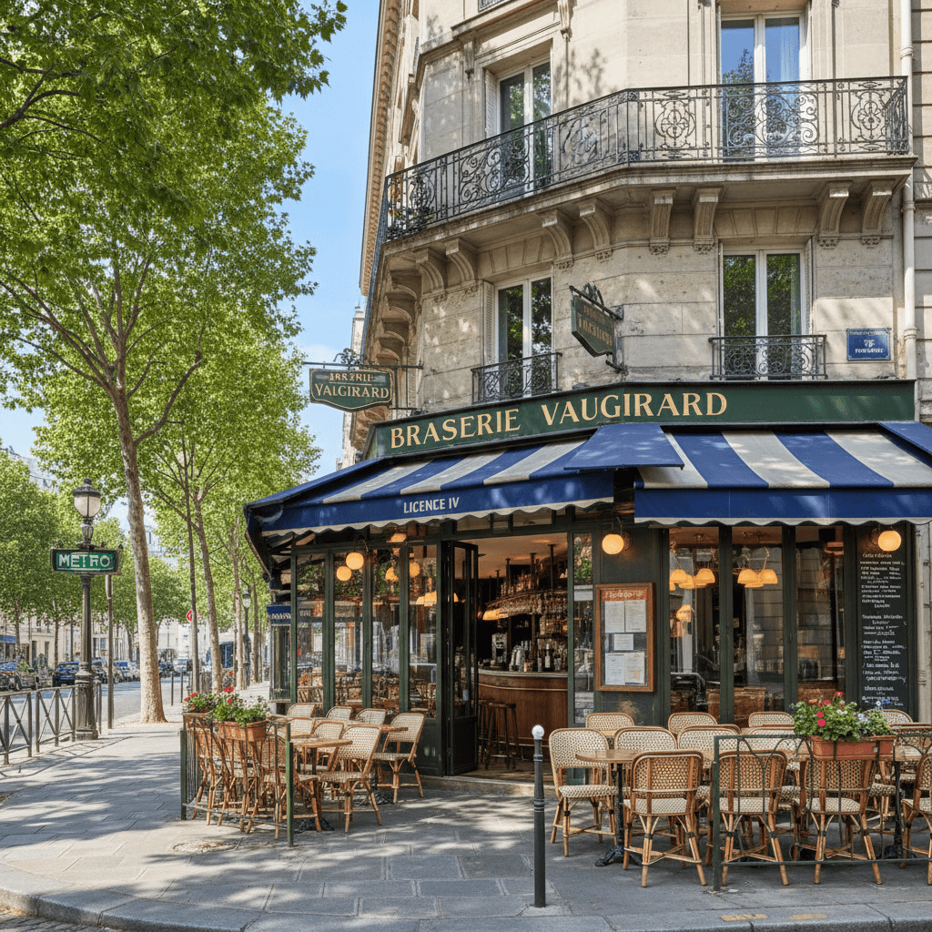Brasserie à Paris avec terrasse et licence IV