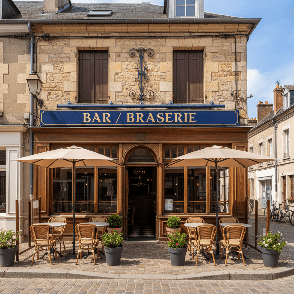 Bar-brasserie 290m² à Béligneux : licence IV - extraction - Image 1