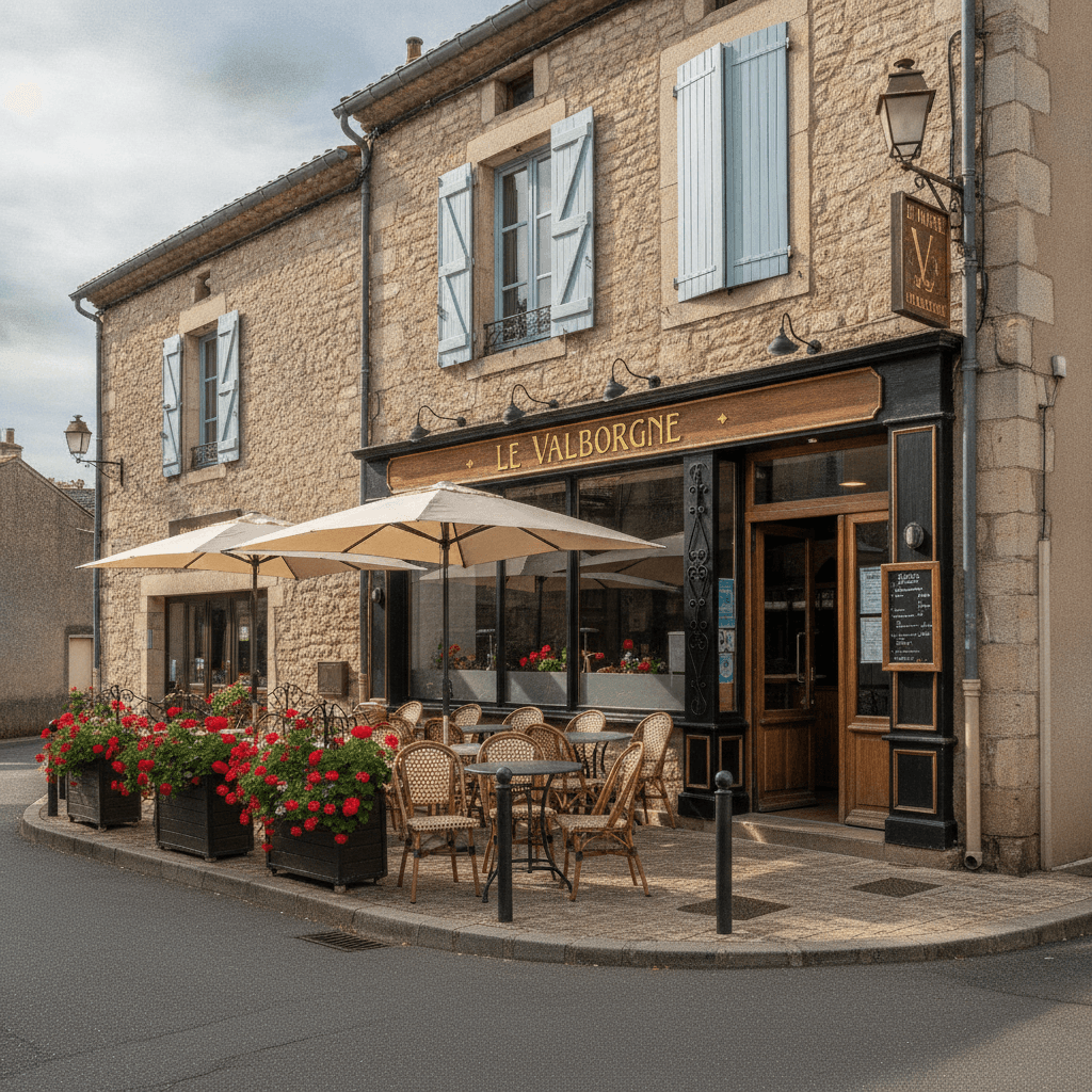 Bar-brasserie 100m² à Saint-André-de-Valborgne : terrasse - licence IV - Image 1