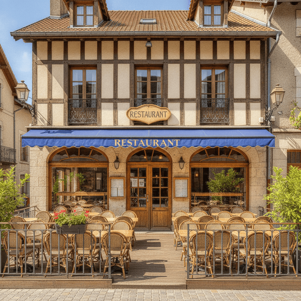 Restaurant 130m² à Moûtiers : terrasse - licence IV - Image 1