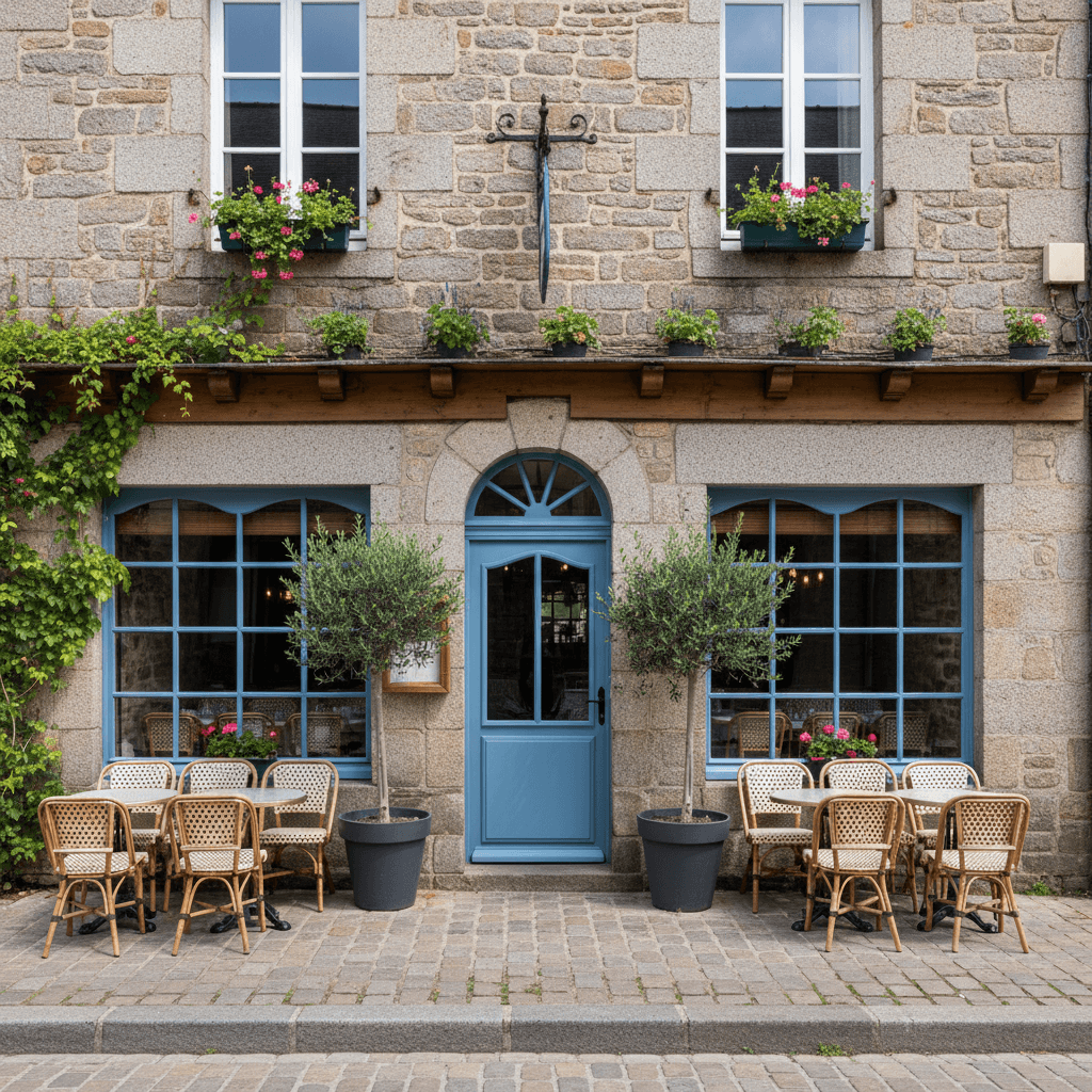 Restaurant à Saint-Brieuc : terrasse - extraction
