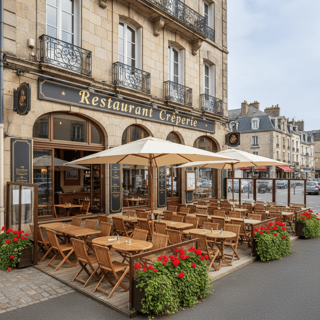 Restaurant à Vannes : terrasse - licence IV - Image 1