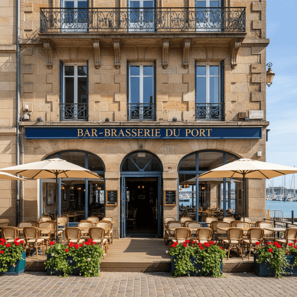 Bar-brasserie à Cherbourg-En-Cotentin : terrasse - licence IV - Image 1
