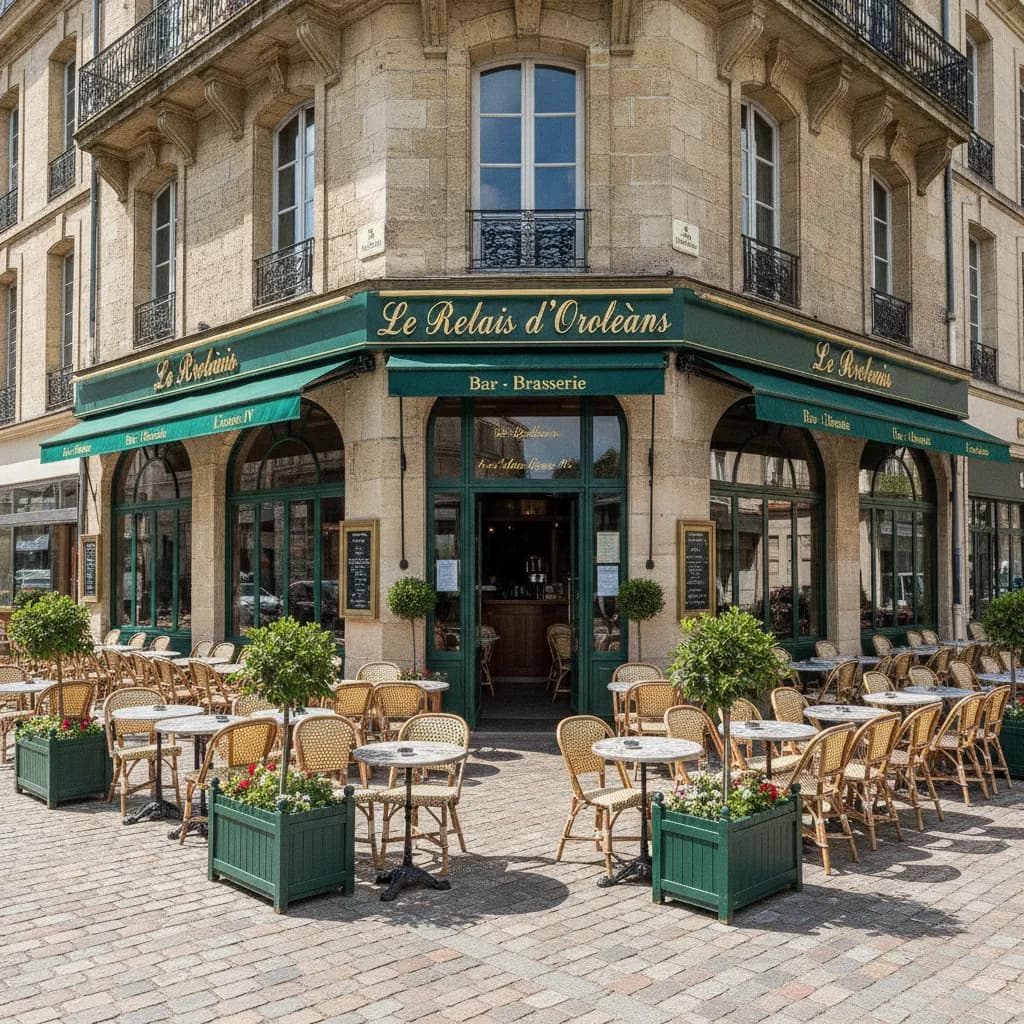 Bar-brasserie 300m² à Orléans : terrasse - licence IV - Image 1