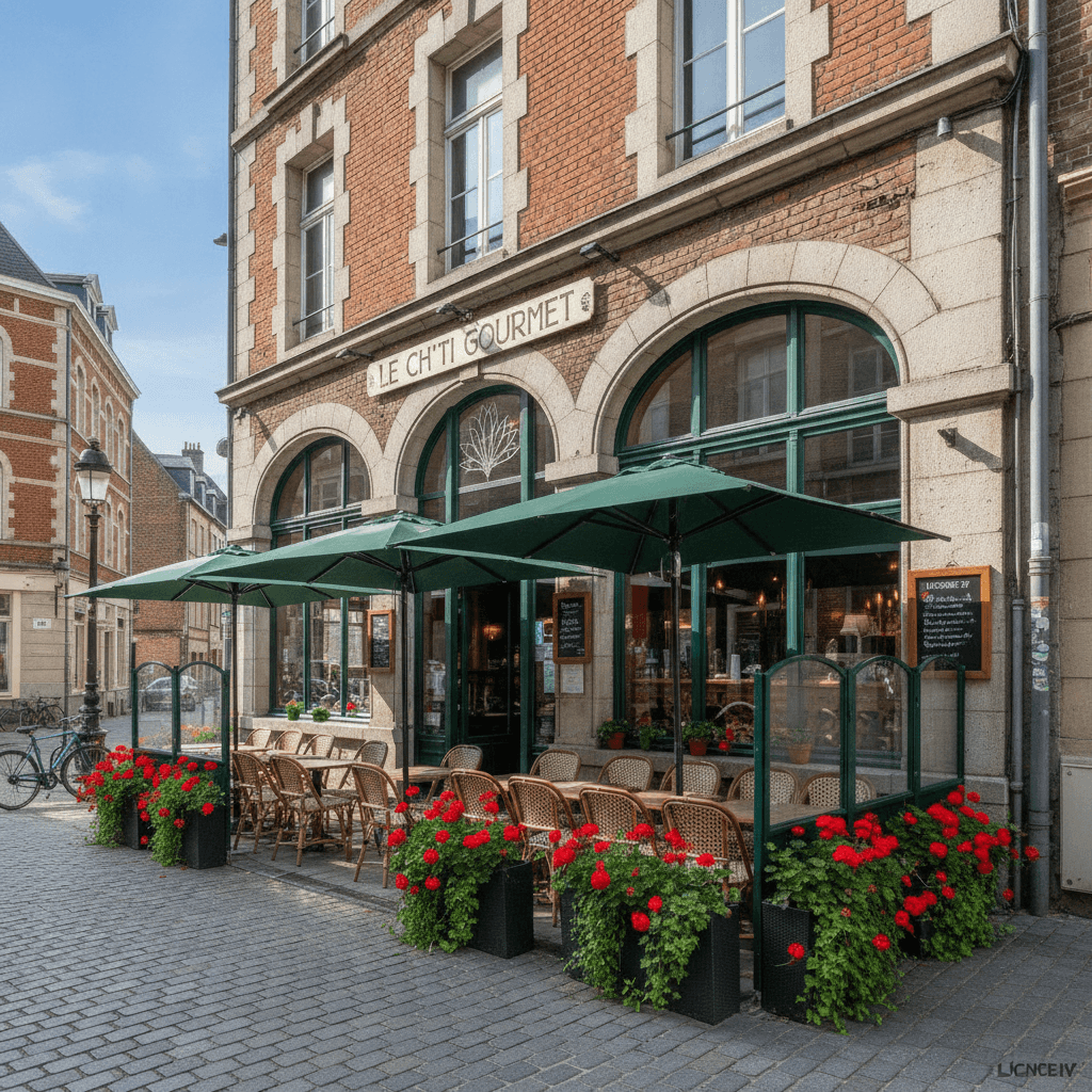 Restaurant à Lille : terrasse - licence IV