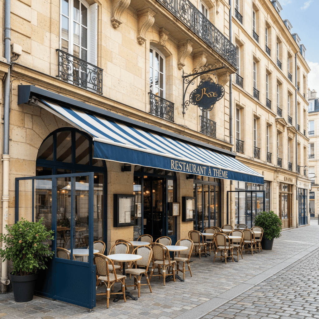 Restaurant 125m² à Nantes : terrasse - extraction - Image 1