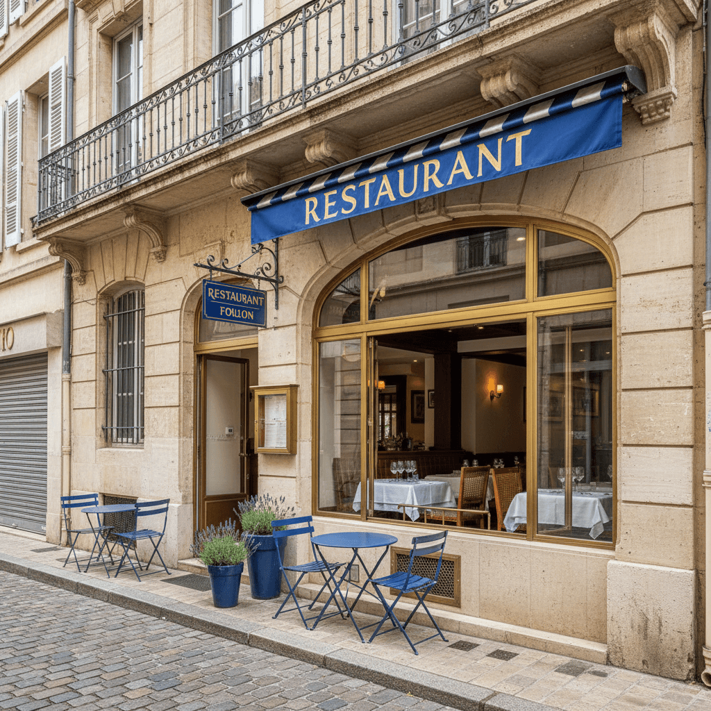 Restaurant à Toulon : terrasse - extraction