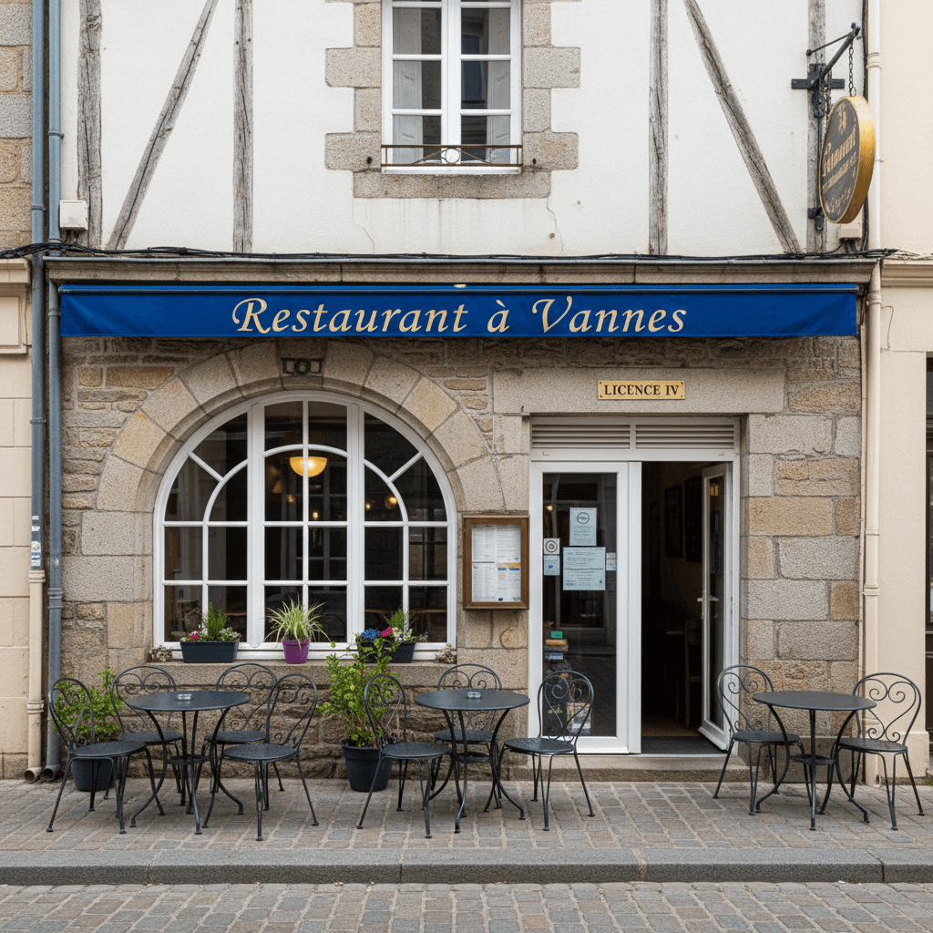 Restaurant à Vannes : terrasse - licence IV - Image 1