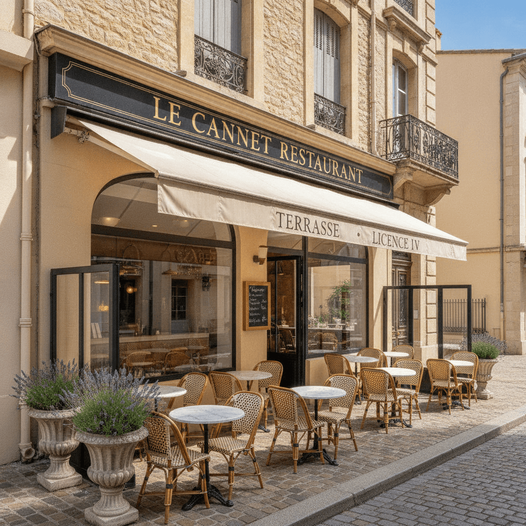 Restaurant 145m² à Le Cannet : terrasse - licence IV - Image 1