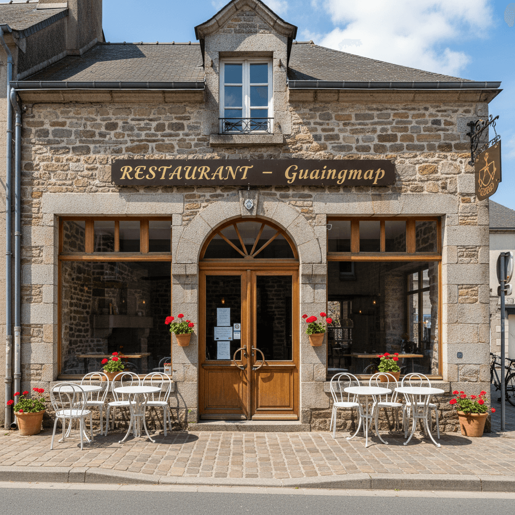 Restaurant 120m² à Guingamp : terrasse - extraction - Image 1