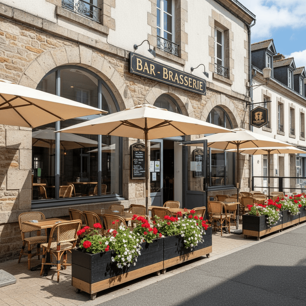 Bar-brasserie 184m² à Cherbourg-En-Cotentin : terrasse - licence IV - Image 1