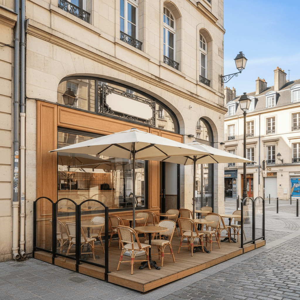 Fast-food 64m² à Caen : terrasse - licence IV - Image 1