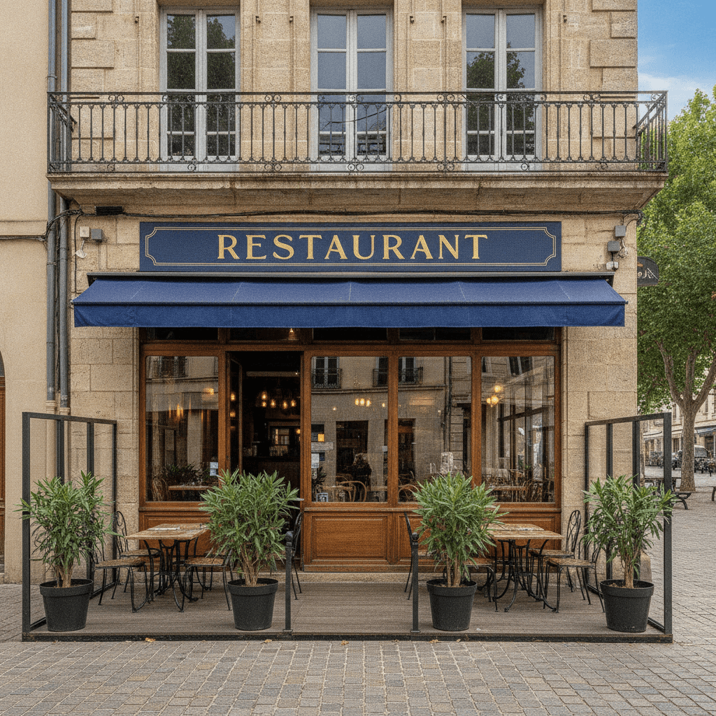 Restaurant 240m² à Narbonne : terrasse - licence IV
