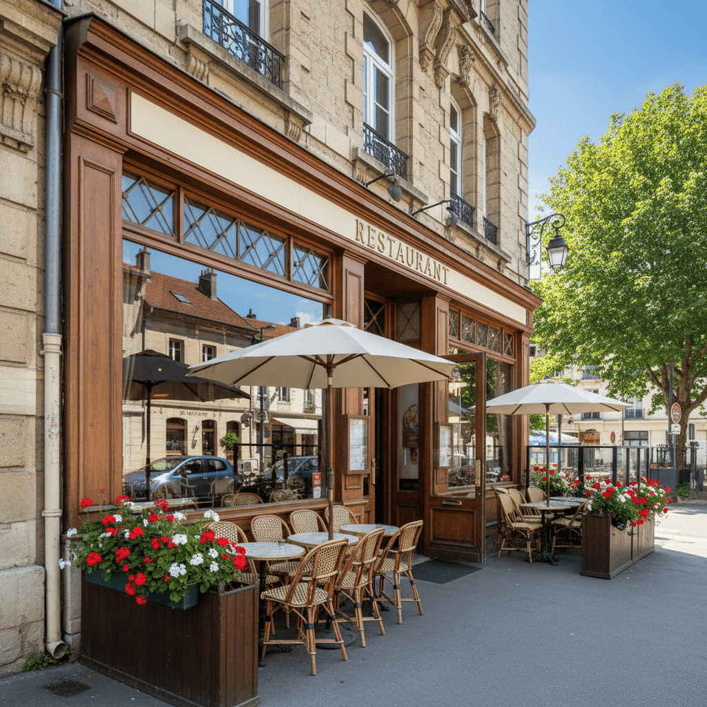 Restaurant 296m² à La Mulatière : terrasse - licence IV - Image 1