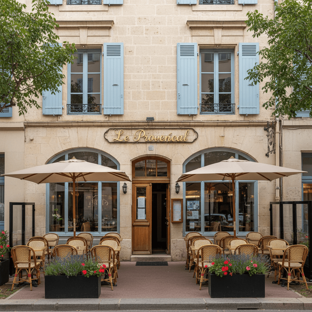Restaurant à Toulon : terrasse - extraction - Image 1