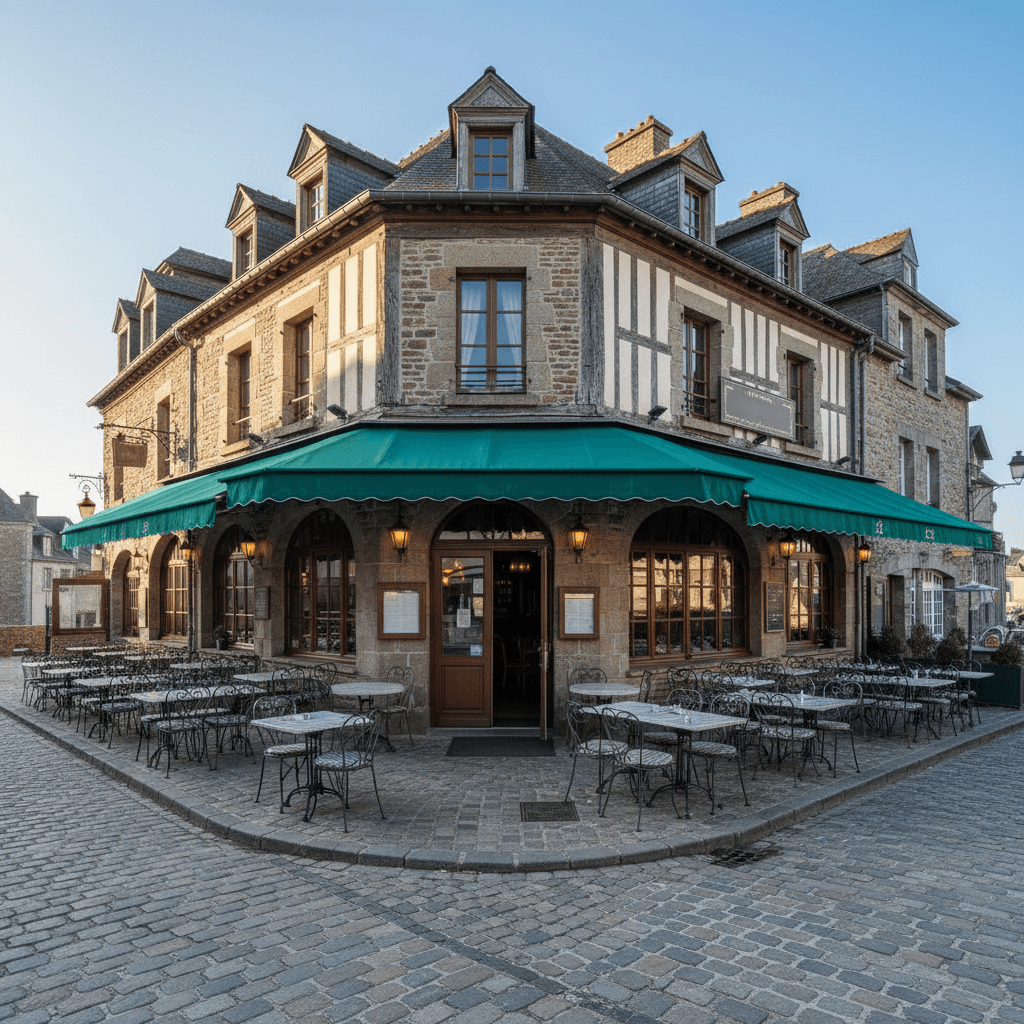 Restaurant 150m² à Le Mont-Saint-Michel : terrasse - licence IV - Image 1
