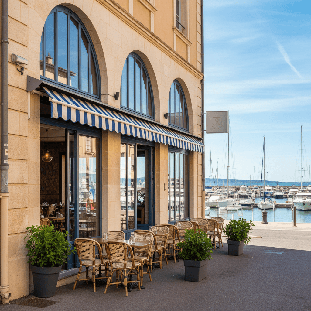 Restaurant 198m² à Montpellier : terrasse - extraction - Image 1